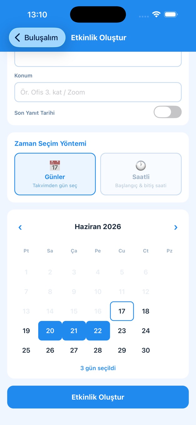 Screenshot of Buluşalım