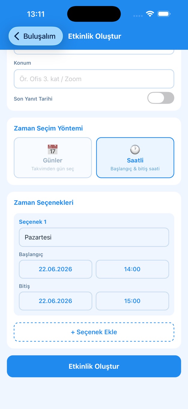 Screenshot of Buluşalım